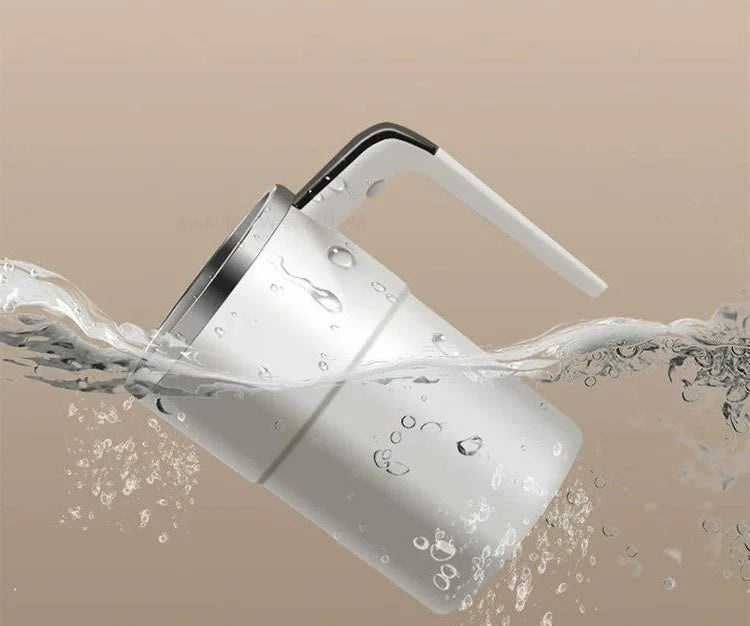 Self-Stirring Mug Rechargeable LED Temp Display Rinse-Safe