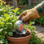 Self-Watering Globe Slow-Release 500ml Ceramic & Plastic
