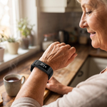 Senior Smartwatch Heart Rate & Blood Pressure Monitor