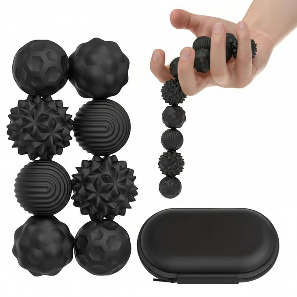 Sensory Stones Magnetic Silicone Fidget Set of 4