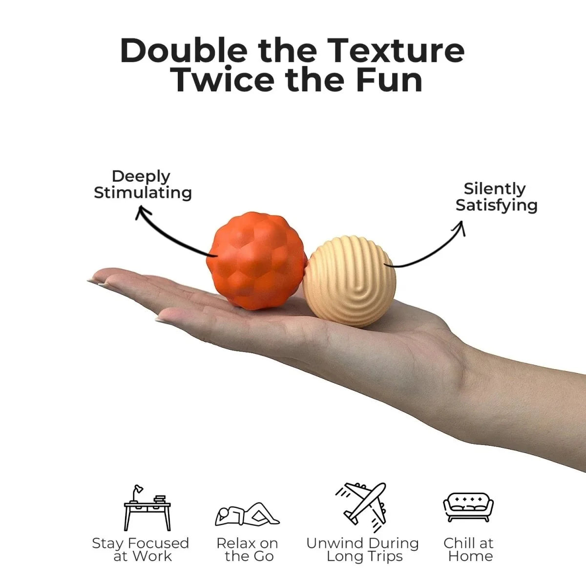 Sensory Stones Magnetic Silicone Fidget Set of 4