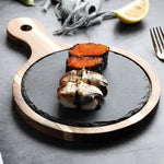 Serving Board Wooden Frame Slate Insert