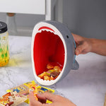Serving Bowl Shark Jaw Design Ceramic 20 Oz