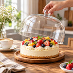 Serving Plate Natural Wood With Optional Cover