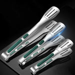 Serving Tongs Stainless Steel Ergonomic Grip 6.9-Inch