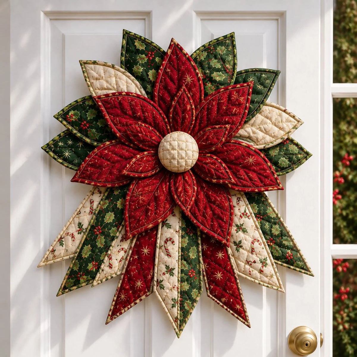 Sewing Kit Quilted Christmas Door Hanging Materials Included