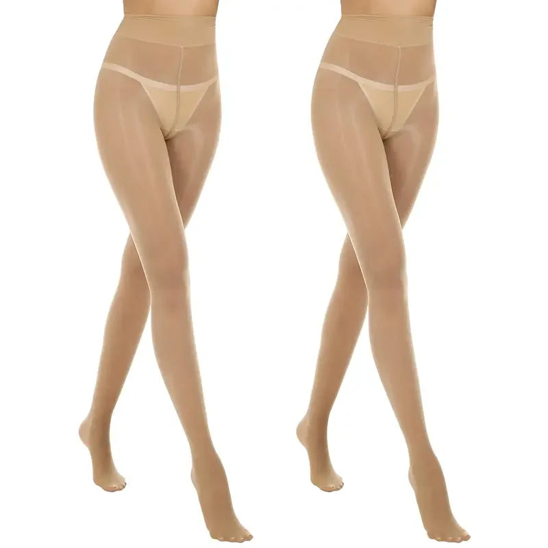 Sheer Tights Tear-Resistant High-Waist Tummy Control