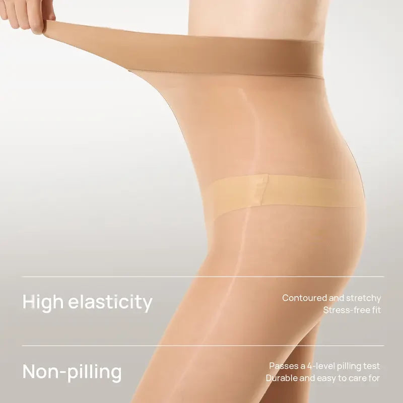 Sheer Tights Tear-Resistant High-Waist Tummy Control