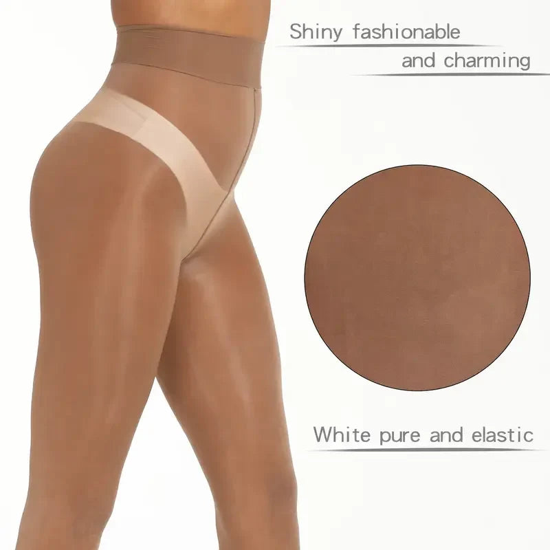 Sheer Tights Tear-Resistant High-Waist Tummy Control