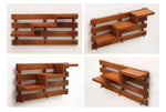 Shelf Organizer 3-Tier Wall-Mounted Wood