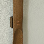 Shoe Horn Solid Wood Long Handle Magnetic Wall Mount
