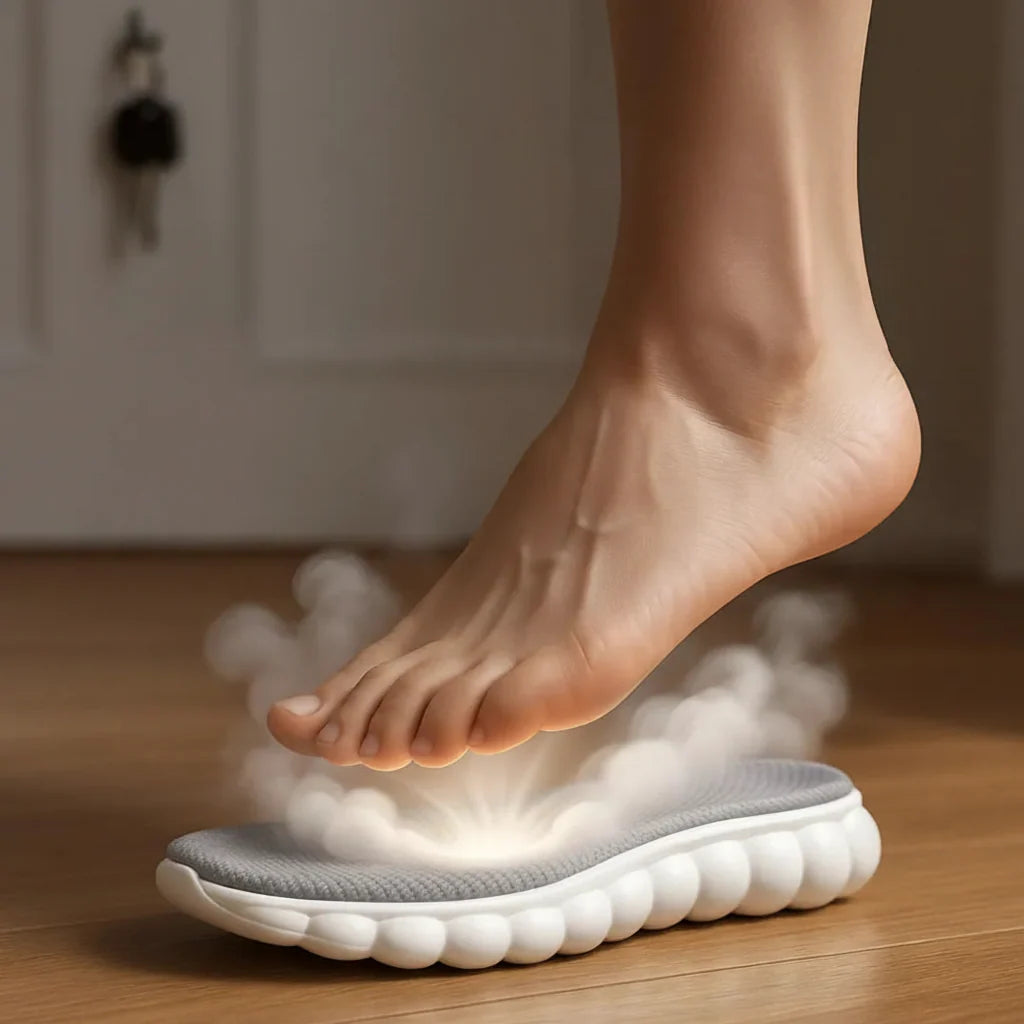 Shoe Insoles 4D Shock-Absorbing Arch Support & Massaging Texture