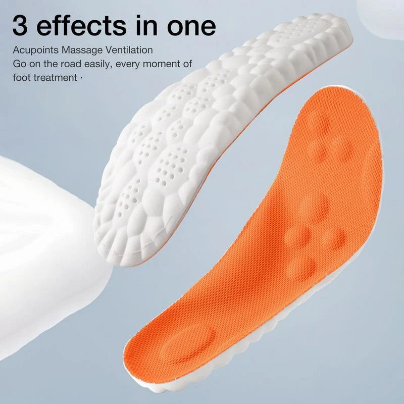Shoe Insoles Shock-Absorbing Trim-to-Fit