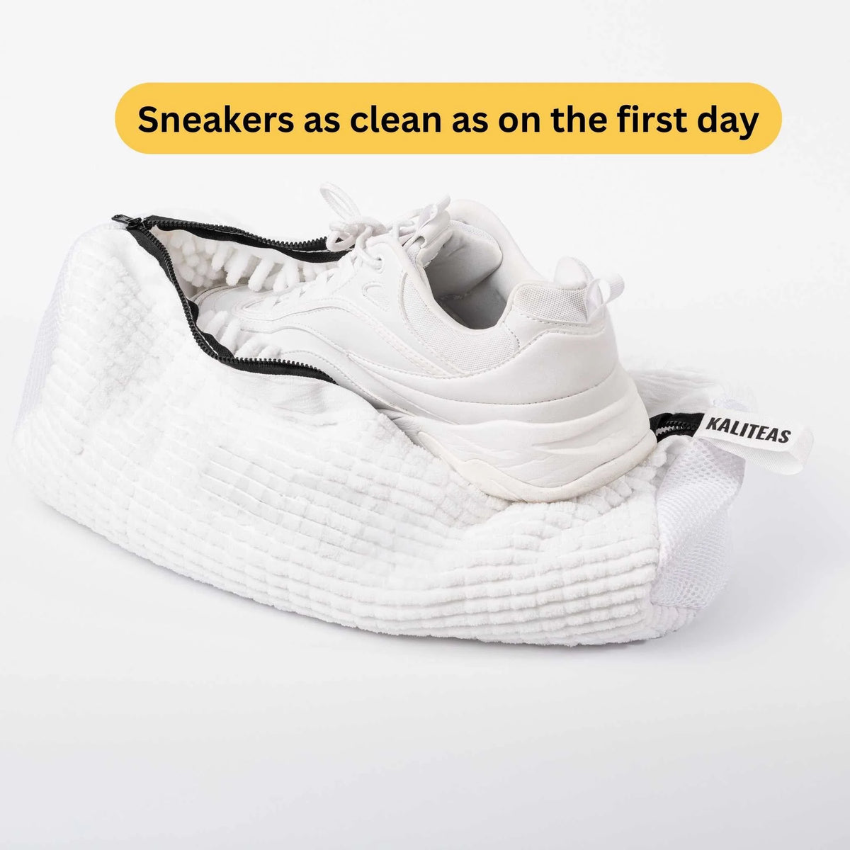 Shoe Laundry Bag Ultra-Soft Fiber Lining Protects Shape