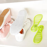 Shoe Organizer Adjustable Collapsible Clear Panels