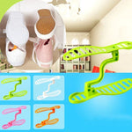 Shoe Organizer Adjustable Collapsible Clear Panels
