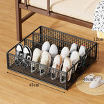 Shoe Organizer Under-Bed Divided Ventilated Metal Mesh