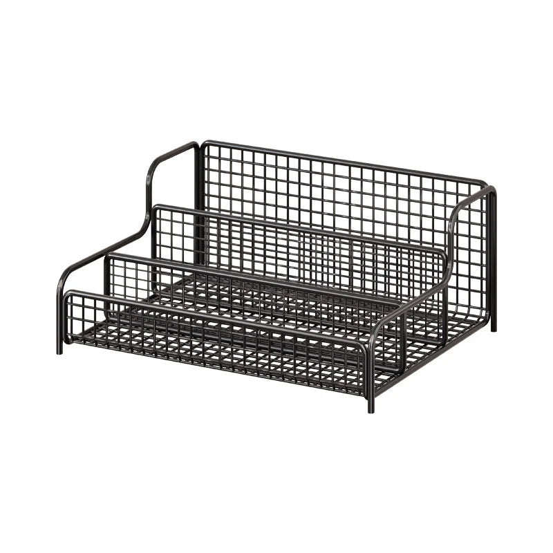 Shoe Organizer Under-Bed Pull-Out Steel Wire Basket