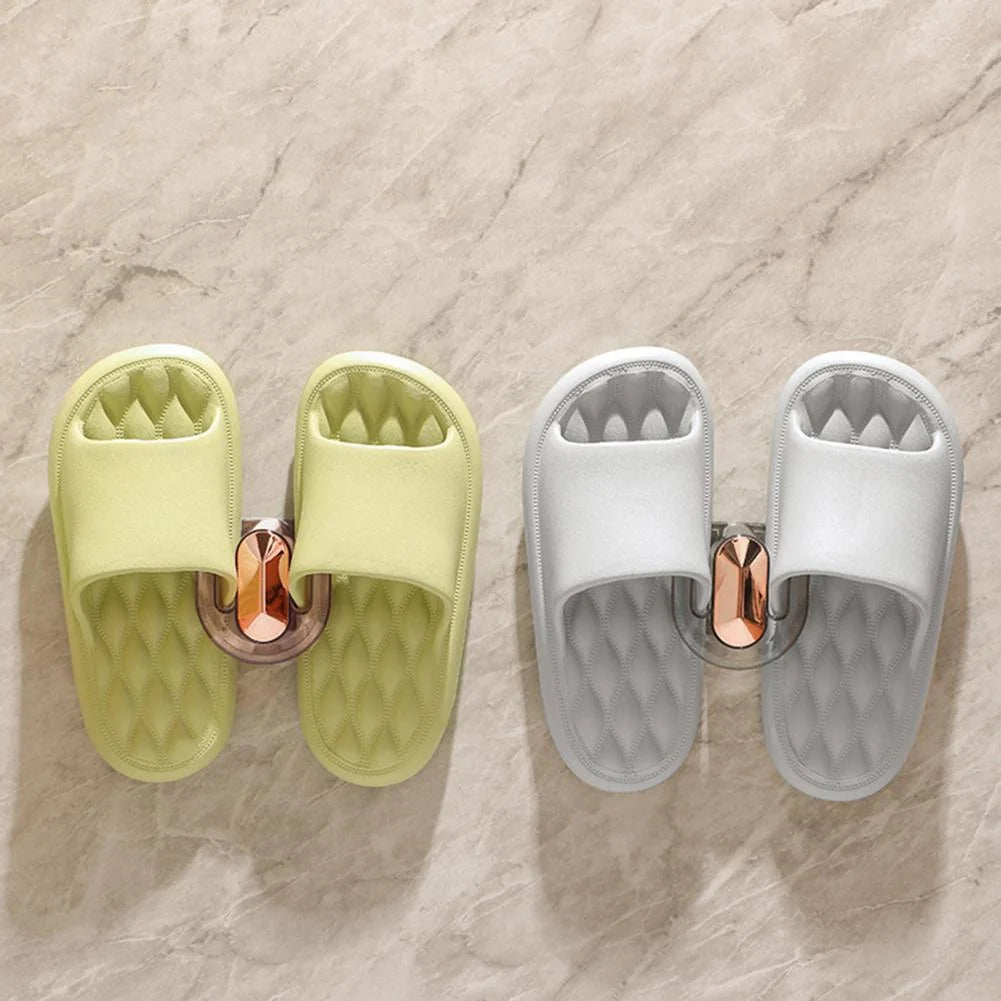Shoe Organizer Wall-Mounted Transparent Space-Saving