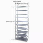 Shoe Rack Cabinet Self-Standing Non-Woven Roll-Up Cover