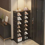 Shoe Rack Corner Design Stackable Tool-Free Assembly