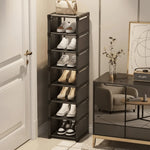 Shoe Rack Corner Design Stackable Tool-Free Assembly