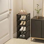 Shoe Rack Corner Design Stackable Tool-Free Assembly