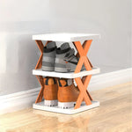 Shoe Rack Foldable Multi-Tier Space-Saving Storage