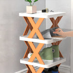 Shoe Rack Foldable Multi-Tier Space-Saving Storage
