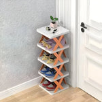 Shoe Rack Foldable Multi-Tier Space-Saving Storage