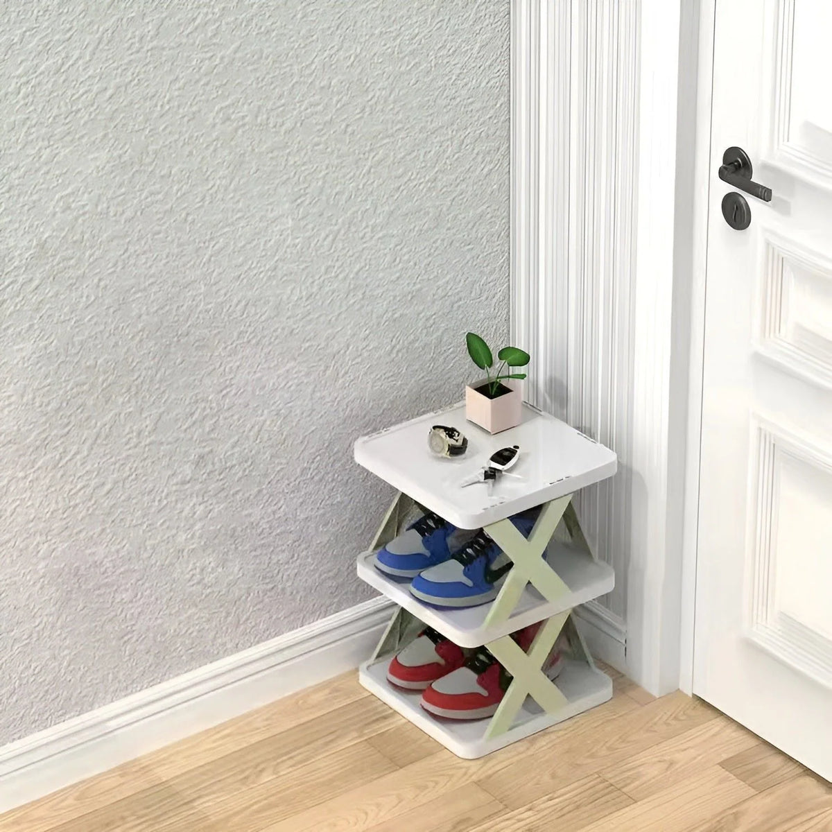 Shoe Rack Foldable Multi-Tier Space-Saving Storage