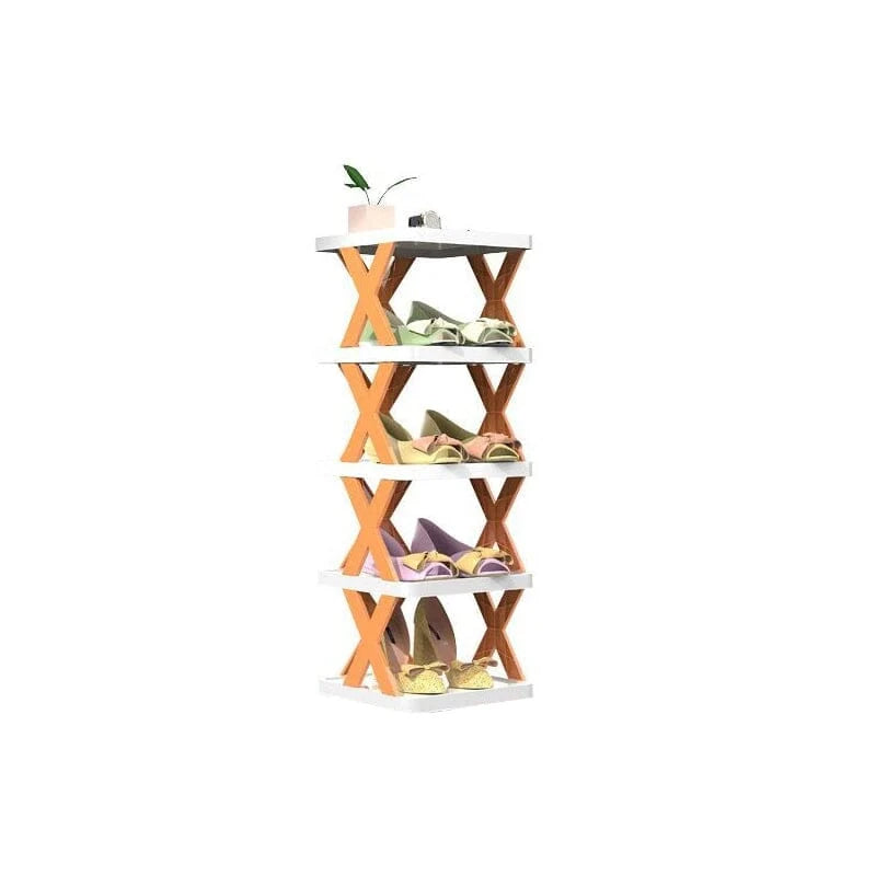 Shoe Rack Multi-Tier Space-Saving Clear Panels