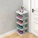 Shoe Rack Multi-Tier Space-Saving Clear Panels