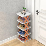 Shoe Rack Multi-Tier Space-Saving Clear Panels