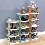 Shoe Rack Multi-Tier Space-Saving Clear Panels