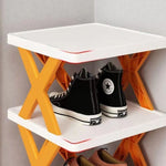 Shoe Rack Multi-Tier Space-Saving Clear Panels