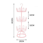 Shoe Rack Three-Tier Circular Space-Saving