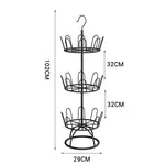 Shoe Rack Three-Tier Circular Space-Saving