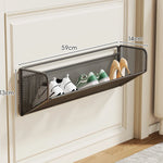 Shoe Rack Wall-Mounted Fold-Down Ventilated Metal Mesh