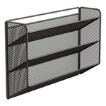 Shoe Rack Wall-Mounted Fold-Down Ventilated Steel Mesh