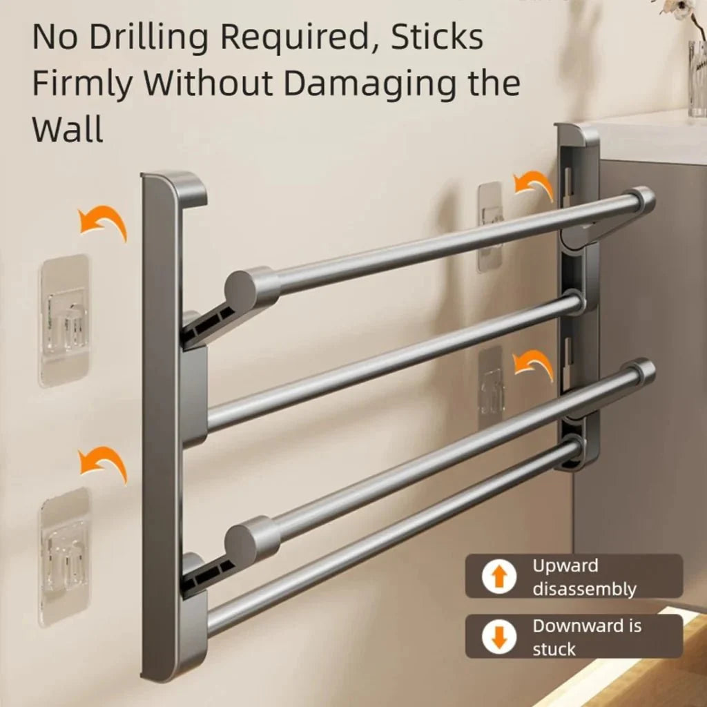 Shoe Rack Wall-Mounted Integrated Drainage Space-Saving