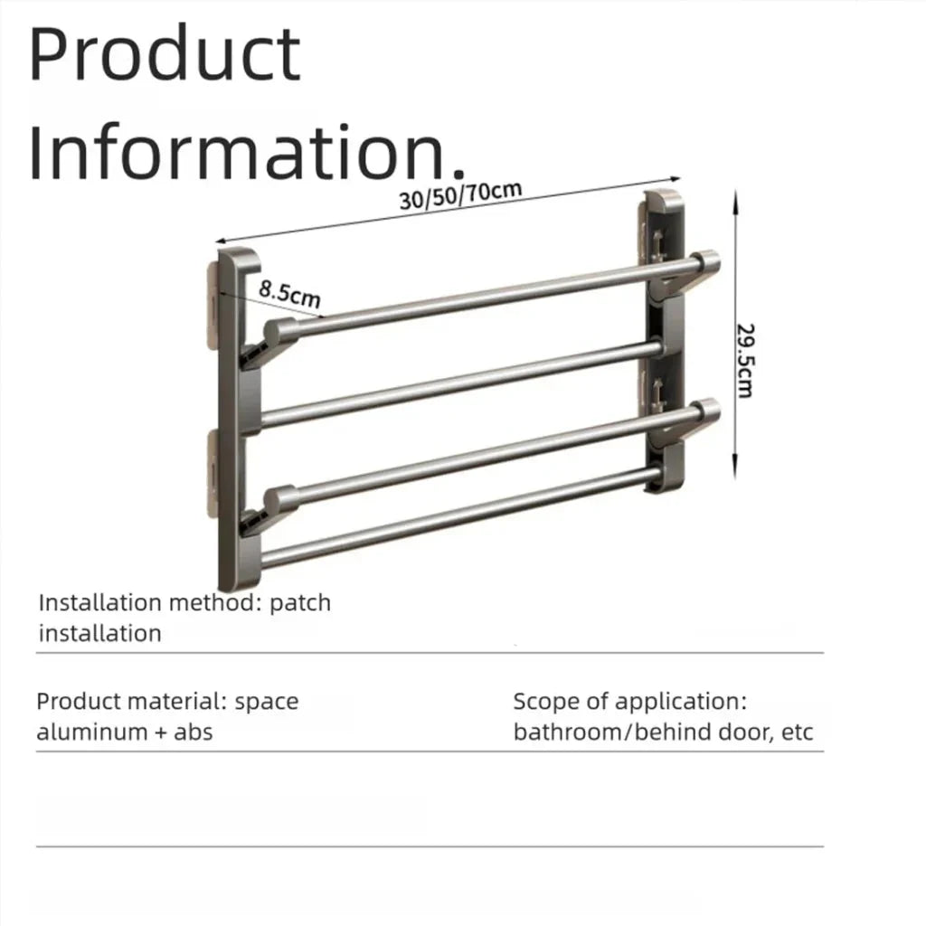 Shoe Rack Wall-Mounted With Integrated Drainage