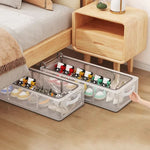 Shoe Storage Box Clear Stackable Ventilated Waterproof Protection