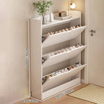 Shoe Storage Cabinet Slim Space-Saving Concealed Storage
