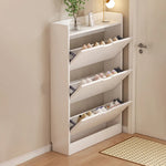 Shoe Storage Cabinet Slim Space-Saving Concealed Storage