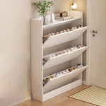 Shoe Storage Cabinet Slim Space-Saving Concealed Storage