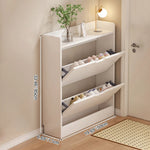 Shoe Storage Cabinet Slim Space-Saving Concealed Storage