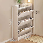 Shoe Storage Cabinet Slim Space-Saving Concealed Storage
