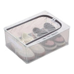 Shoe Storage Organizer Clear Stackable Foldable