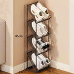 Shoe Storage Rack Steel Mesh Slim Vertical Design